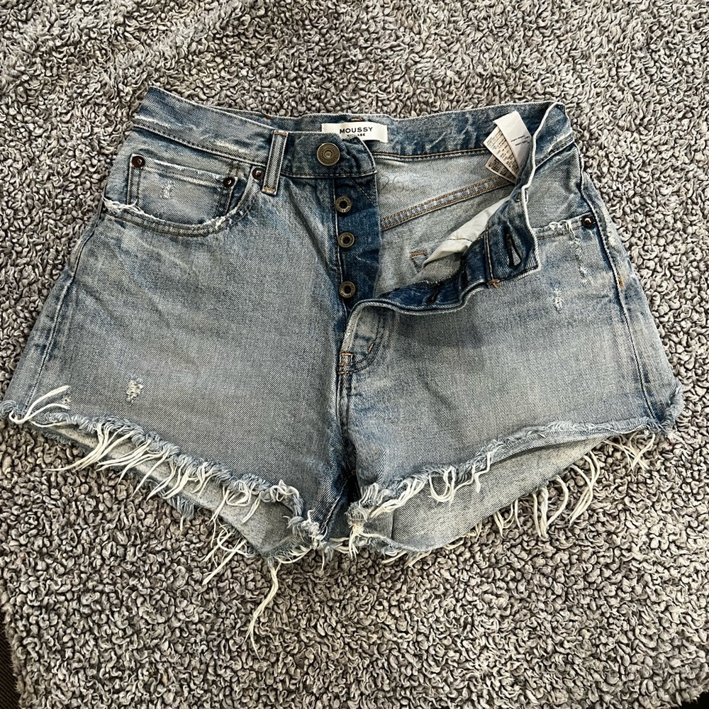 Moussy Vintage Denim Shorts 26